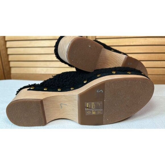 J.Crew Faux Sherpa Clogs Size 7 - Picture 6 of 9